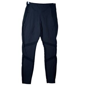 Athleta Women's Black Hybrid Moto Sculpt Workout Leggings‎ Size 6